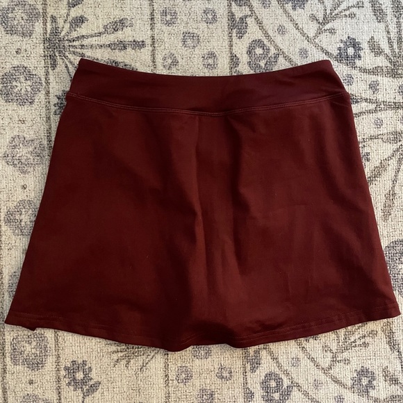 Zyia Active Kids Maroon Skort - Picture 2 of 3